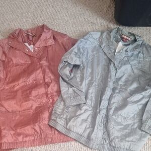 Metallic Pink and Silver Jackets